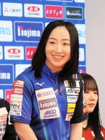 カーリング日本選手権前日会見に出席したロコ・ソラーレの藤沢五月