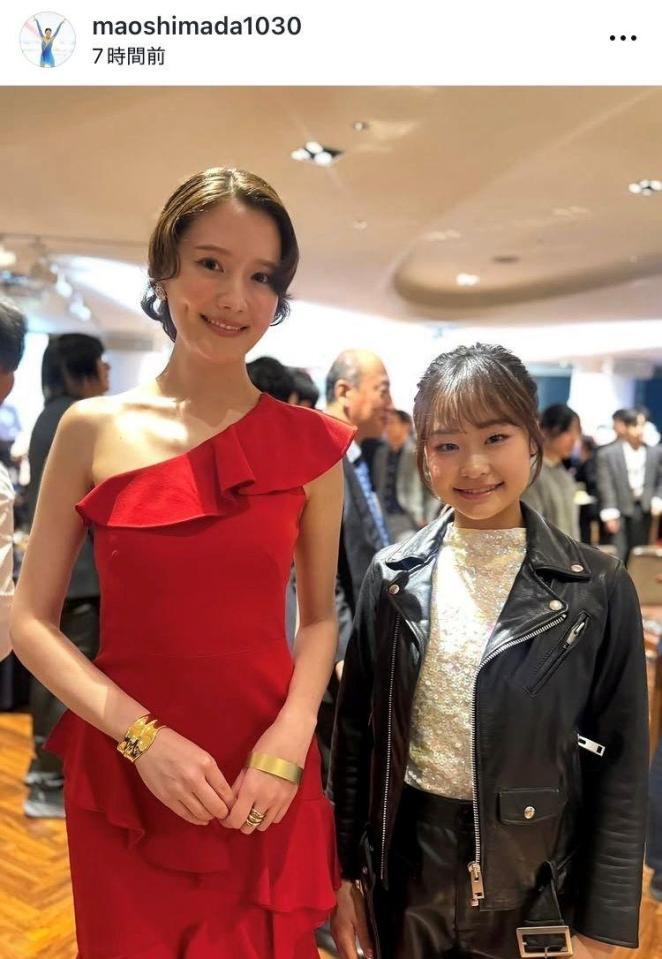島田麻央インスタグラム（ｍａｏｓｈｉｍａｄａ１０３０）より