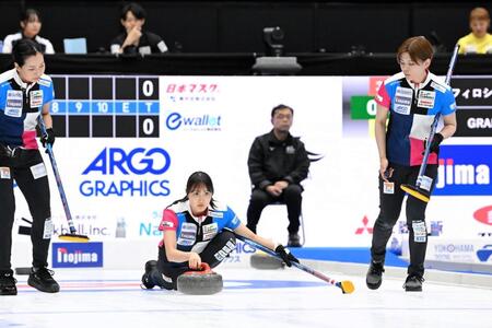試合するフォルティウスの（左から）近江谷杏菜、小林未奈、小野寺佳步＝©ＪＣＡ（Ｈ．ＩＤＥ）＝