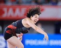 女子やり投げ決勝　北口榛花の５投目