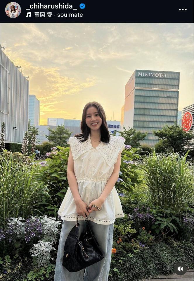 志田千陽インスタグラム（＿ｃｈｉｈａｒｕｓｈｉｄａ＿）より