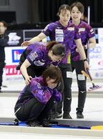 　ＳＣ軽井沢クに敗れ、優勝を逃した北海道銀行の選手たち