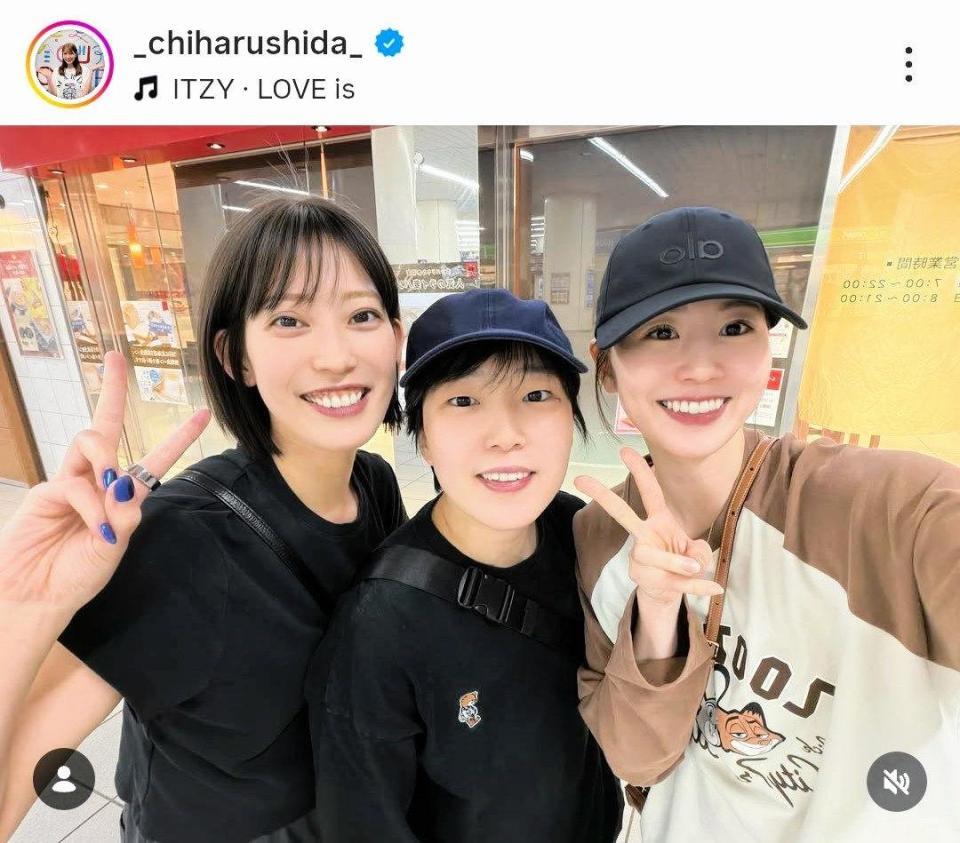 志田千陽のインスタグラム（＿ｃｈｉｈａｒｕｓｈｉｄａ＿）