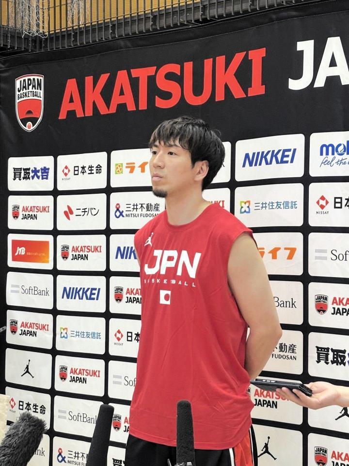 公開練習に参加した比江島