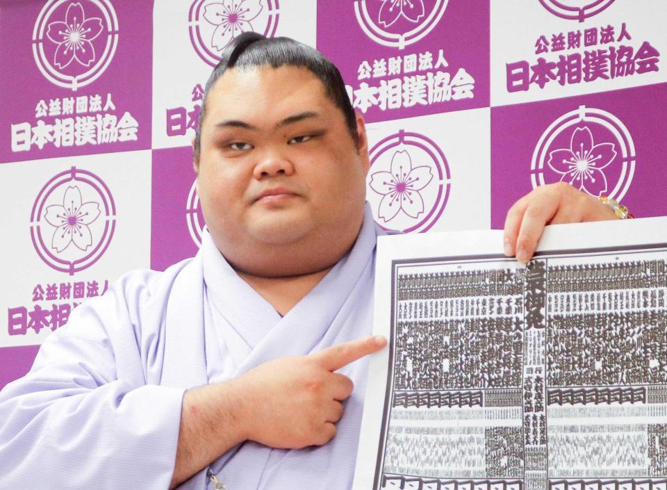 　しこ名を指さす一意