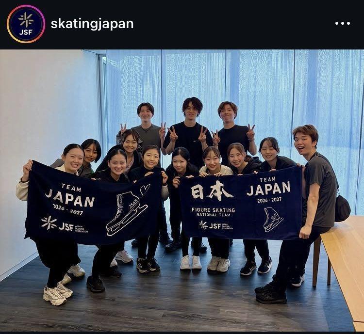日本スケート連盟のインスタグラム（＠ｓｋａｔｉｎｇｊａｐａｎ）より