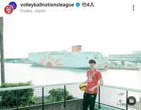 ネーションズリーグの公式インスタグラム（ｖｏｌｌｅｙｂａｌｌｎａｔｉｏｎｓｌｅａｇｕｅ）より