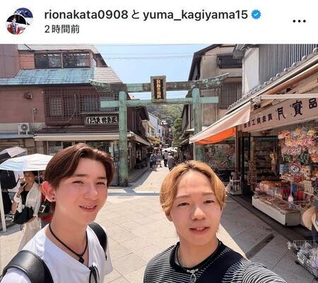 中田璃士インスタグラム（ｒｉｏｎａｋａｔａ０９０８）より
