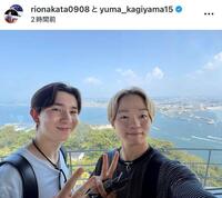 中田璃士インスタグラム（ｒｉｏｎａｋａｔａ０９０８）より