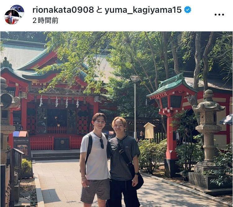中田璃士インスタグラム（ｒｉｏｎａｋａｔａ０９０８）より