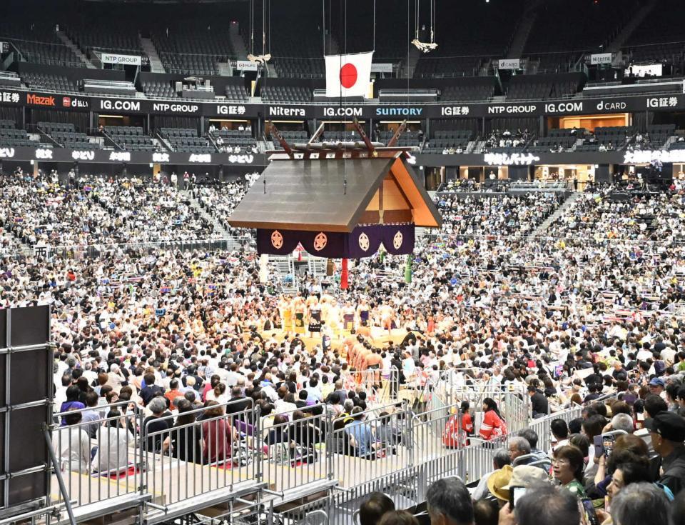大相撲名古屋場所が開催されたＩＧアリーナ＝１５日