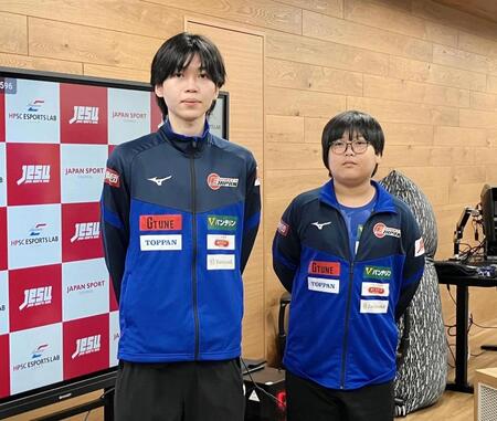 愛知・名古屋アジア大会代表の栗原悠輝（右）、貴田英貢也