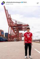 ネーションズリーグの公式インスタグラム（ｖｏｌｌｅｙｂａｌｌｎａｔｉｏｎｓｌｅａｇｕｅ）より