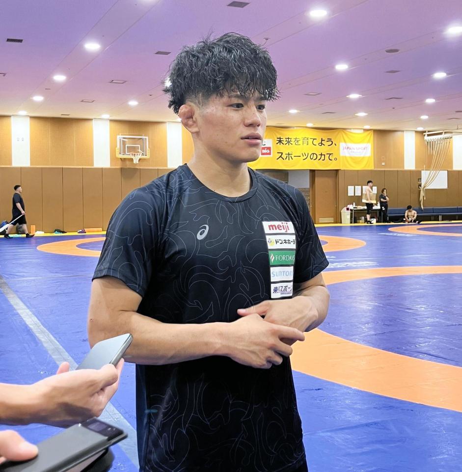 代表合宿に参加した清岡