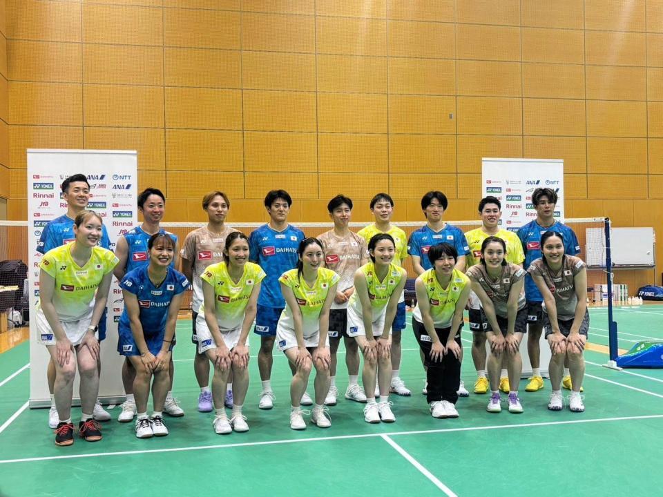 合宿を公開したバドミントン日本代表