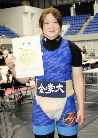 　個人６５キロ未満級で準優勝した武井陽奈（撮影・山本鋼平）