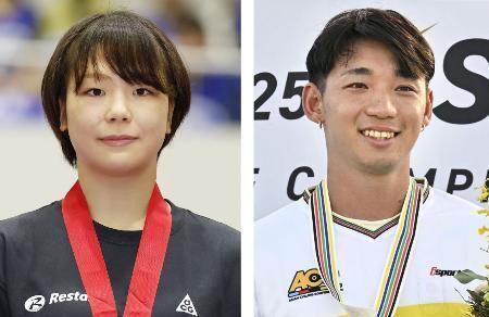 　藤波朱理、中村輪夢