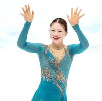 　ジュニア女子で優勝した石崎波奈