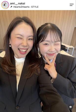 中井亜美インスタグラム（ａｍｉ．＿．ｎａｋａｉ）より