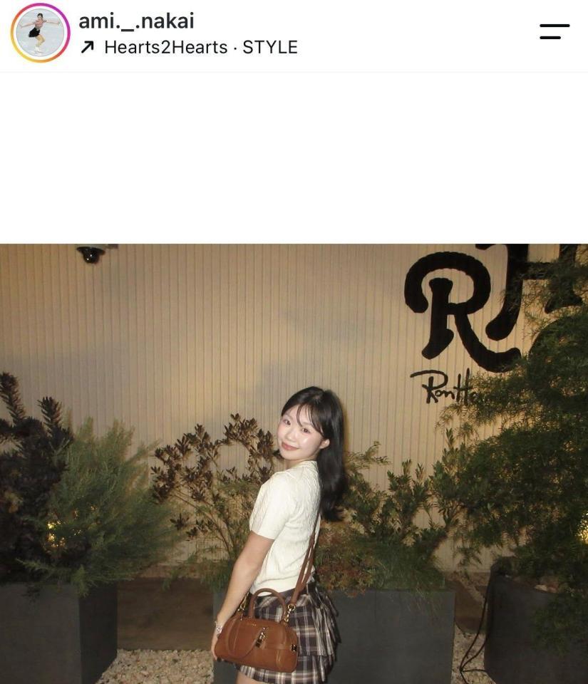 中井亜美インスタグラム（ａｍｉ．＿．ｎａｋａｉ）より