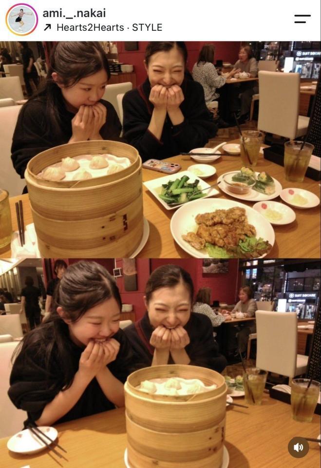 中井亜美インスタグラム（ａｍｉ．＿．ｎａｋａｉ）より