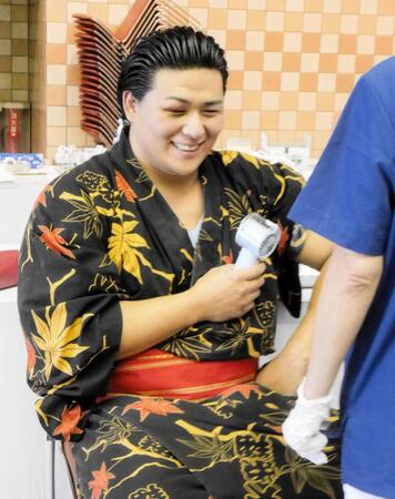 予防接種を受ける大森