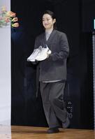 登壇する清水希容さん（撮影・棚橋慶太）