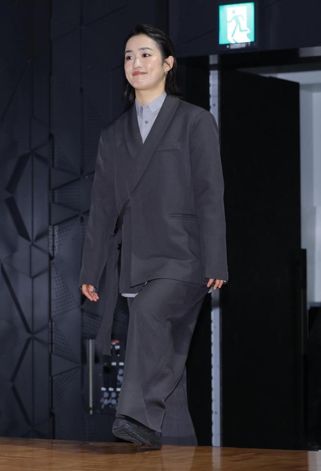 登壇する清水希容さん＝ＴＯＤＡ　ＨＡＬＬ＆ＣＯＮＦＥＲＥＮＣＥ　ＴＯＫＹＯ（撮影・棚橋慶太）
