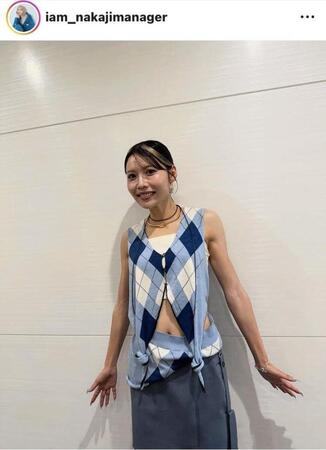 中島ひとみのマネジャーのインスタグラム（＠ｉａｍ＿ｎａｋａｊｉｍａｎａｇｅｒ）から