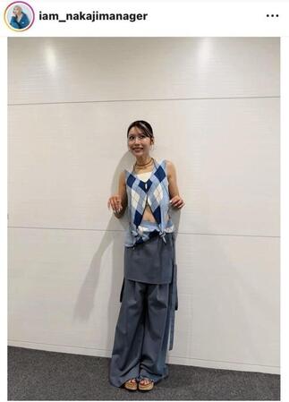 中島ひとみのマネジャーのインスタグラム（＠ｉａｍ＿ｎａｋａｊｉｍａｎａｇｅｒ）から