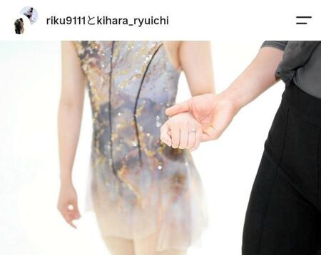 三浦璃来さんのインスタグラム（ｒｉｋｕ９１１１）より