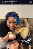 高橋藍のインスタグラム（＠ｒａｎ．ｖｏｌｌｅｙｂａｌｌ０９０２）より