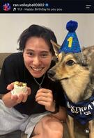 高橋藍のインスタグラム（＠ｒａｎ．ｖｏｌｌｅｙｂａｌｌ０９０２）より