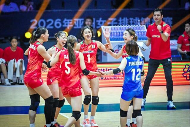 バレー女子日本４強入り！台湾を３－０