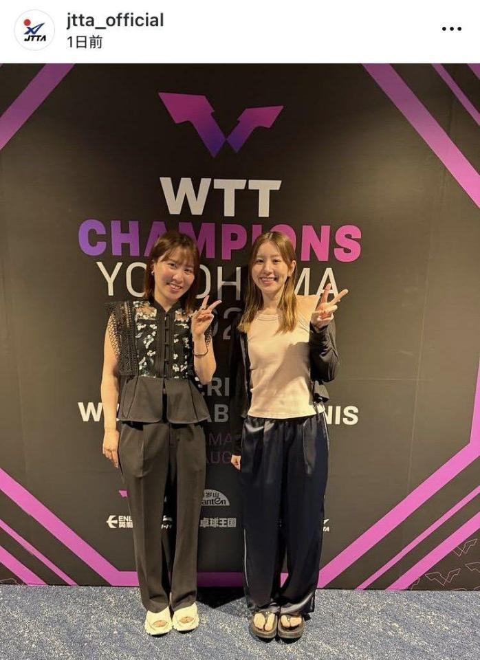 日本卓球協会インスタグラム（ｊｔｔａ＿ｏｆｆｉｃｉａｌ）より
