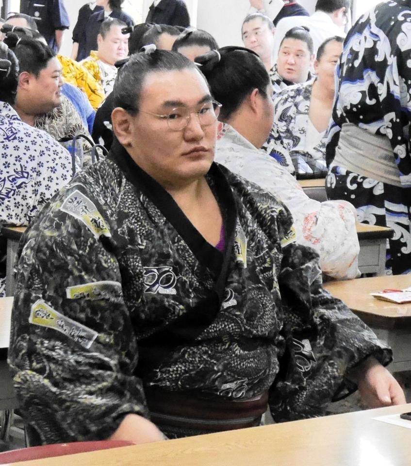 力士会に参加した豊昇龍