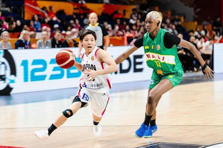 ドリブルで切り込む町田瑠唯©ＦＩＢＡ