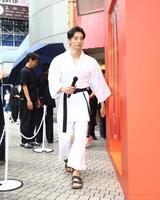 イベントに登場した入江陵介氏（撮影・石井剣太郎）
