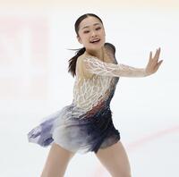 女子ＳＰ、演技をする島田麻央（撮影・伊藤笙子）