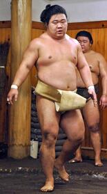 　荒汐部屋に出稽古した藤ノ川