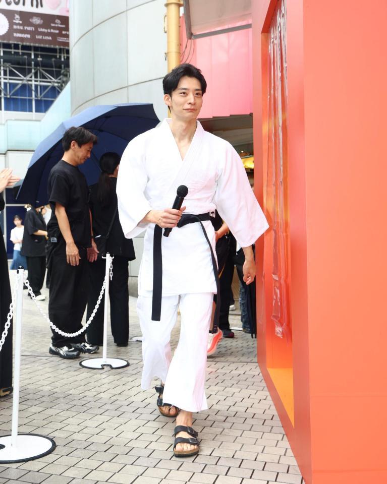 イベントに登場した入江陵介氏（撮影・石井剣太郎）