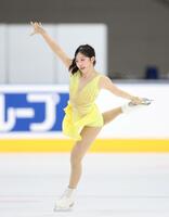 女子ＦＳ、演技する中井亜美（撮影・伊藤笙子）