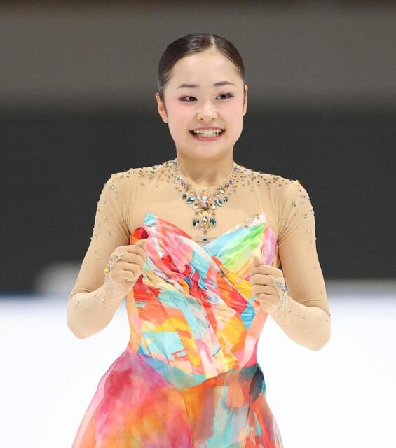 島田麻央シニア国際大会デビューでV