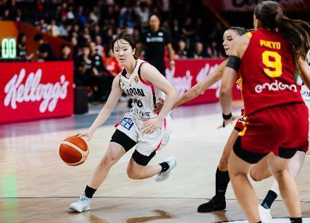 　スペイン戦で攻め込む田中＝ベルリン（（Ｃ）ＦＩＢＡ）