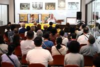 芝田山親方のトークショーが開催された（撮影・堀内翔） 
