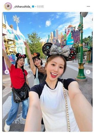 志田千陽のインスタグラム（＿ｃｈｉｈａｒｕｓｈｉｄａ＿）より 