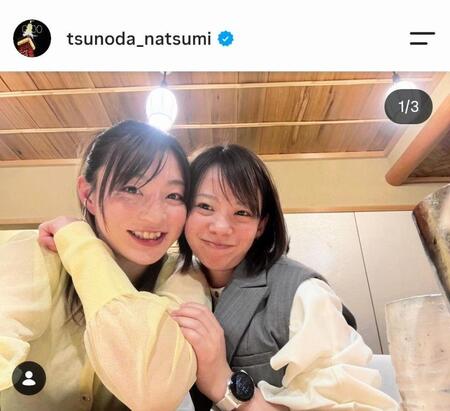 角田夏実さんのインスタグラム（＠ｔｓｕｎｏｄａ＿ｎａｔｓｕｍｉ）から