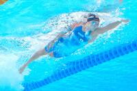女子２００メートル個人メドレー決勝　３位だった成田実生の自由形