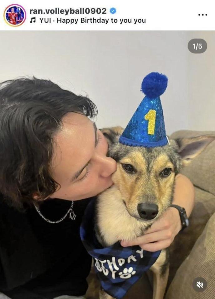 高橋藍のインスタグラム（＠ｒａｎ．ｖｏｌｌｅｙｂａｌｌ０９０２）から