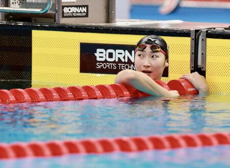 女子１００ｍバタフライ決勝、５位に終わった池江璃花子（撮影・伊藤笙子）